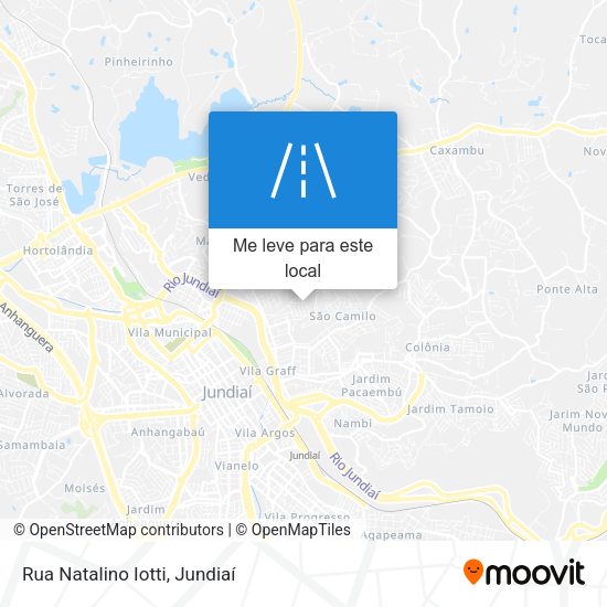 Rua Natalino Iotti mapa