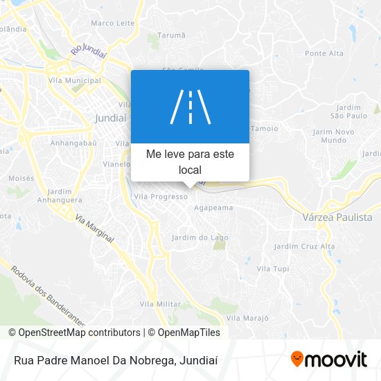 Rua Padre Manoel Da Nobrega mapa