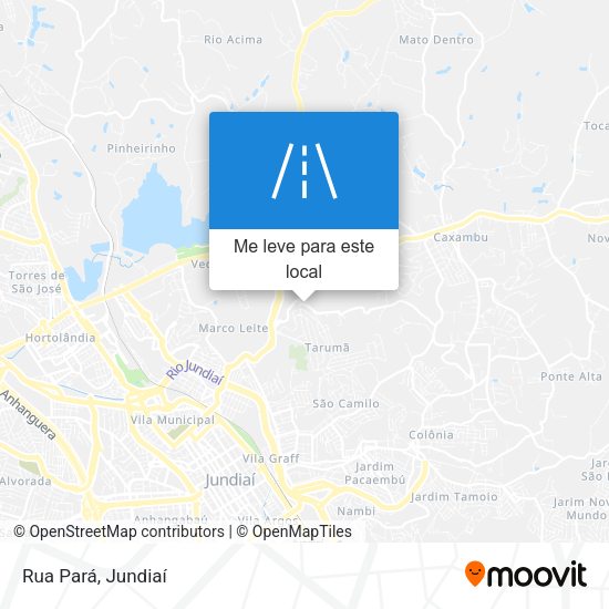 Rua Pará mapa