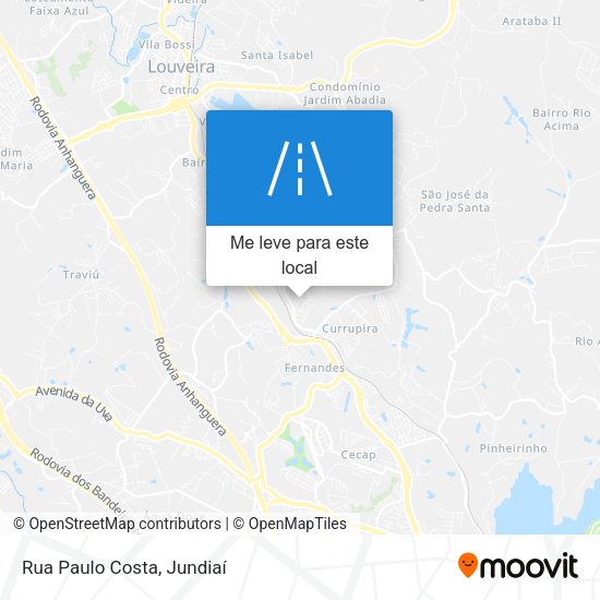 Rua Paulo Costa mapa