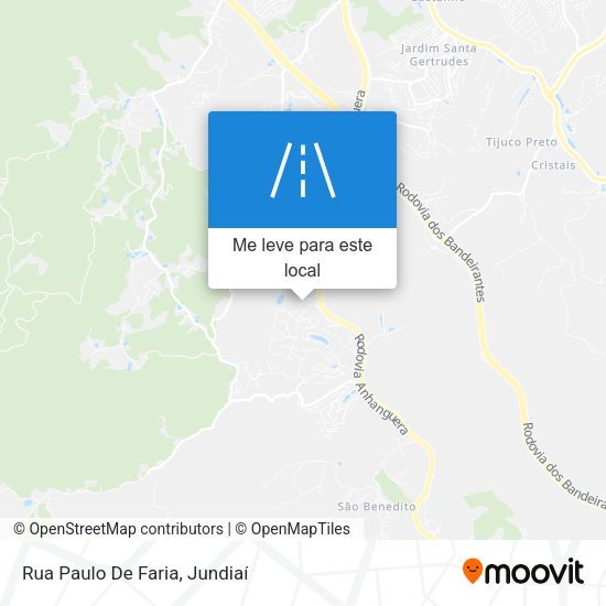 Rua Paulo De Faria mapa