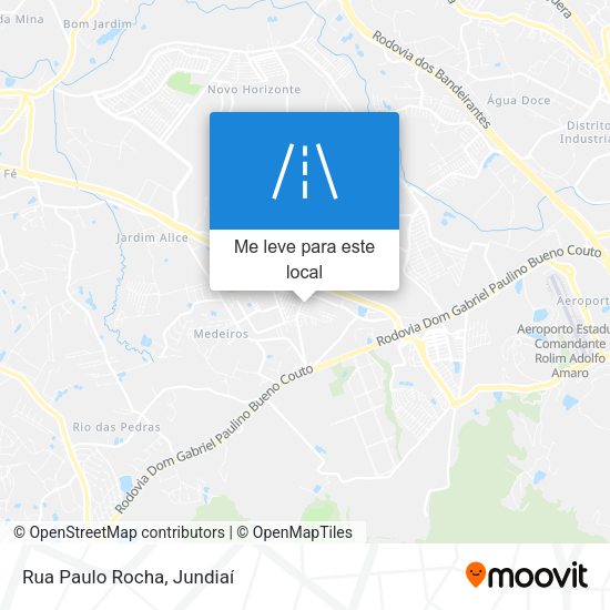 Rua Paulo Rocha mapa