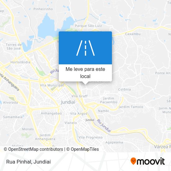 Rua Pinhal mapa