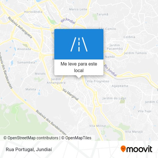 Rua Portugal mapa