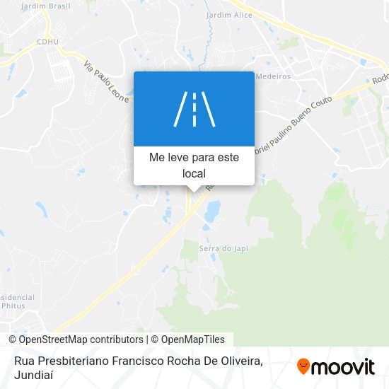Rua Presbiteriano Francisco Rocha De Oliveira mapa