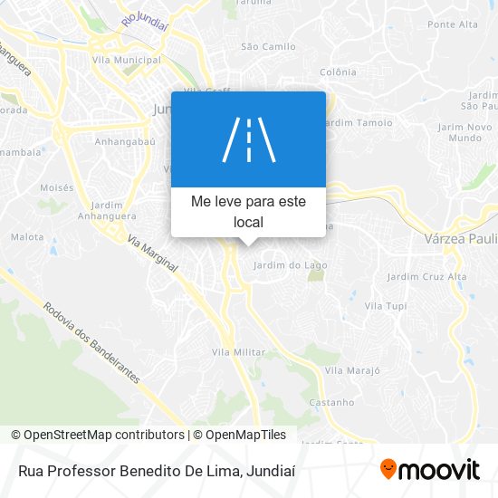 Rua Professor Benedito De Lima mapa