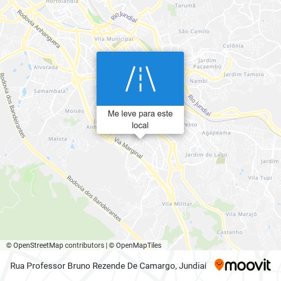 Rua Professor Bruno Rezende De Camargo mapa