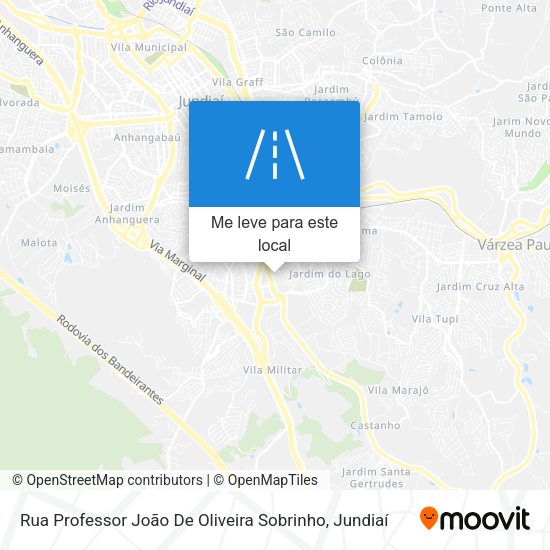 Rua Professor João De Oliveira Sobrinho mapa