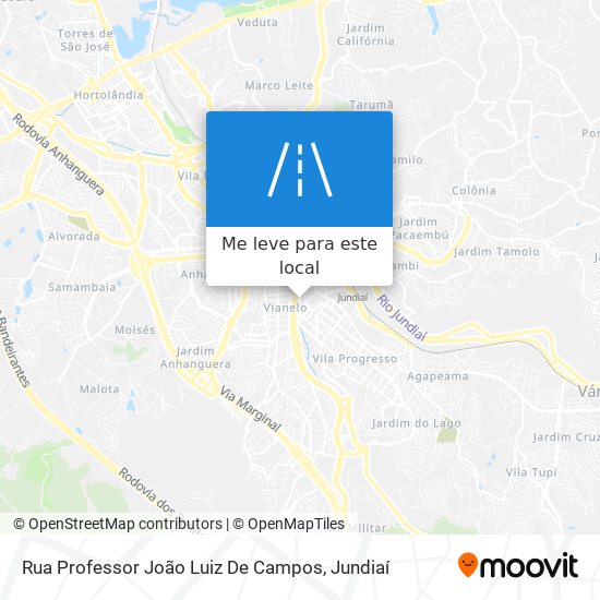 Rua Professor João Luiz De Campos mapa