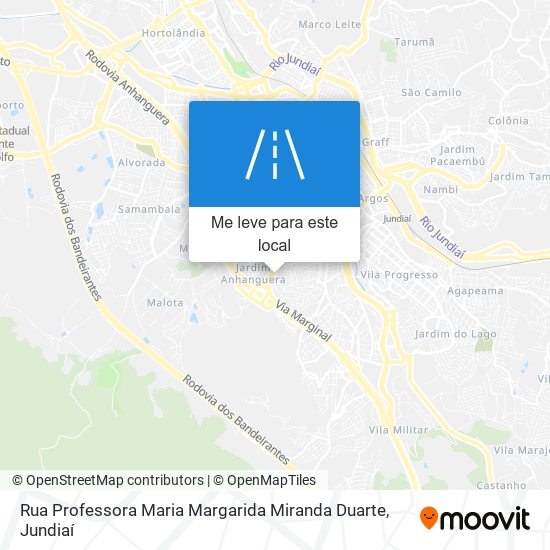 Rua Professora Maria Margarida Miranda Duarte mapa