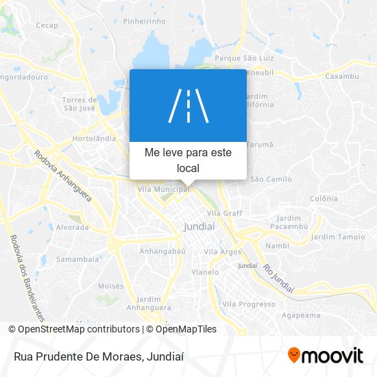 Rua Prudente De Moraes mapa