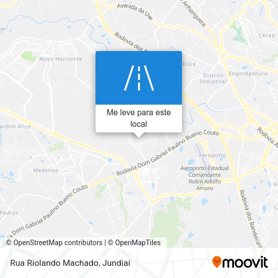 Rua Riolando Machado mapa