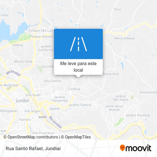 Rua Santo Rafael mapa