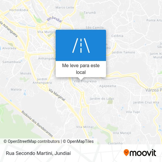 Rua Secondo Martini mapa