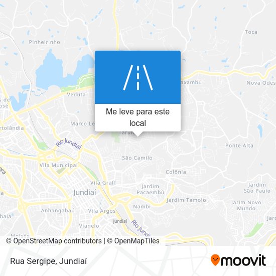 Rua Sergipe mapa