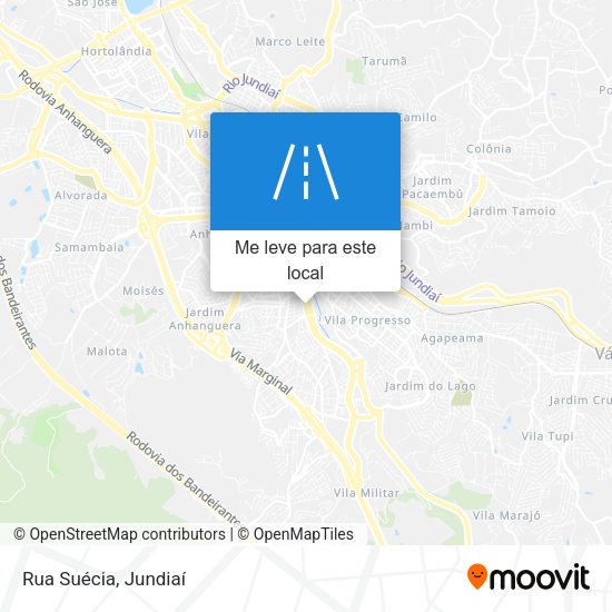 Rua Suécia mapa
