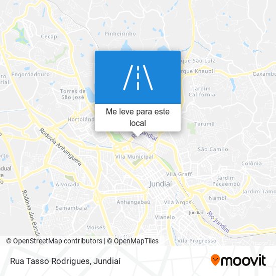 Rua Tasso Rodrigues mapa