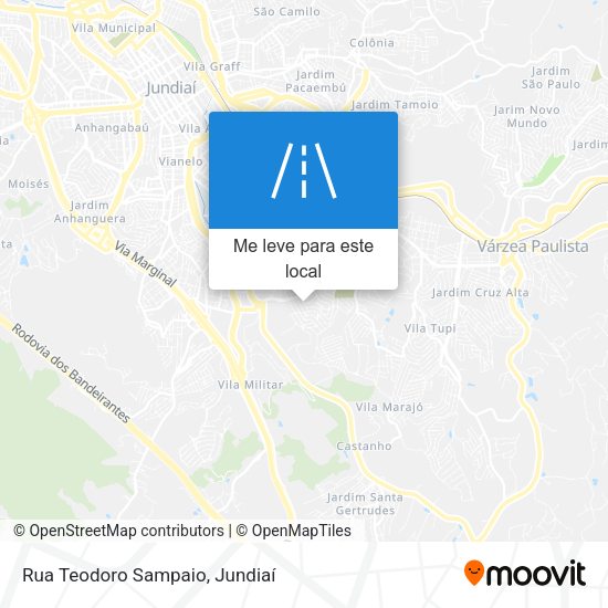Rua Teodoro Sampaio mapa