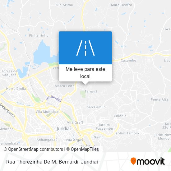 Rua Therezinha De M. Bernardi mapa