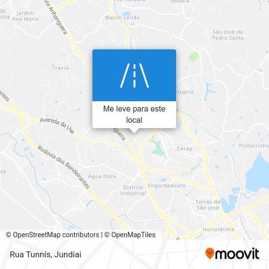 Rua Tunnís mapa