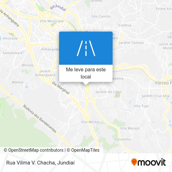 Rua Vilma V. Chacha mapa