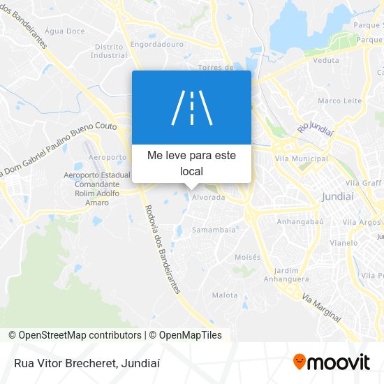 Rua Vitor Brecheret mapa