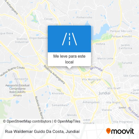 Rua Waldemar Guido Da Costa mapa