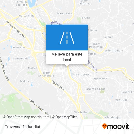 Travessa 1 mapa