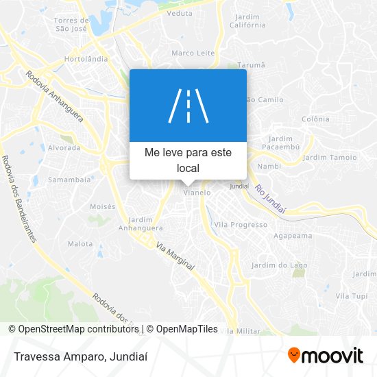 Travessa Amparo mapa