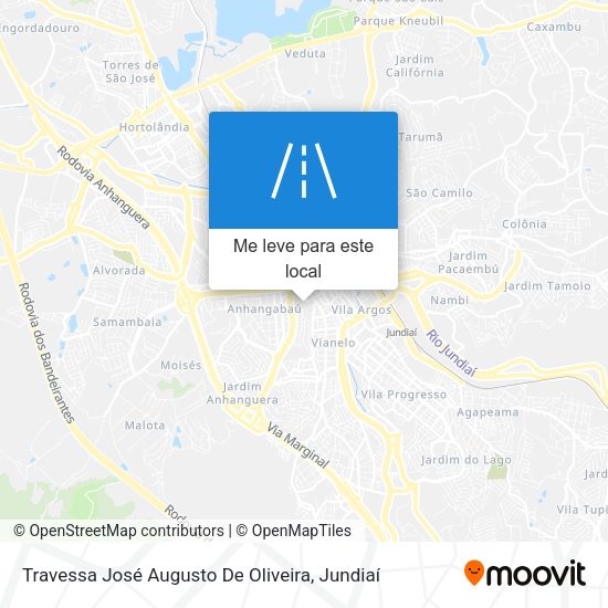 Travessa José Augusto De Oliveira mapa