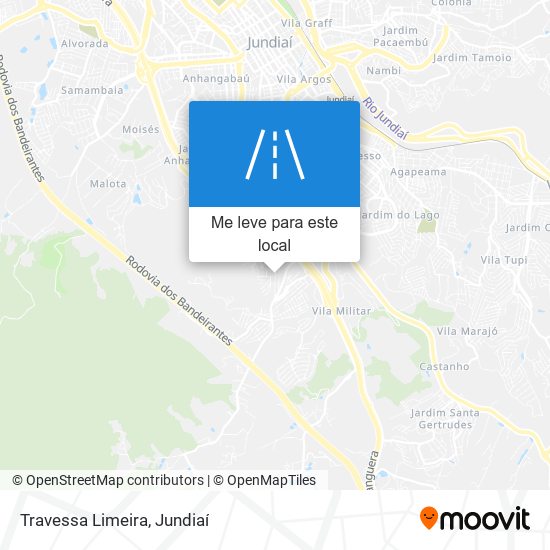 Travessa Limeira mapa