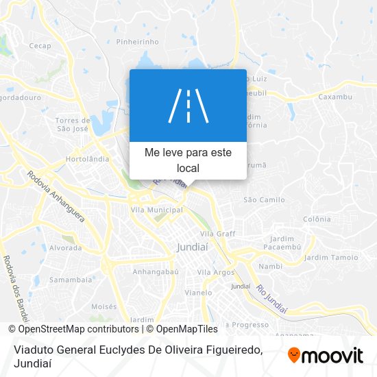 Viaduto General Euclydes De Oliveira Figueiredo mapa