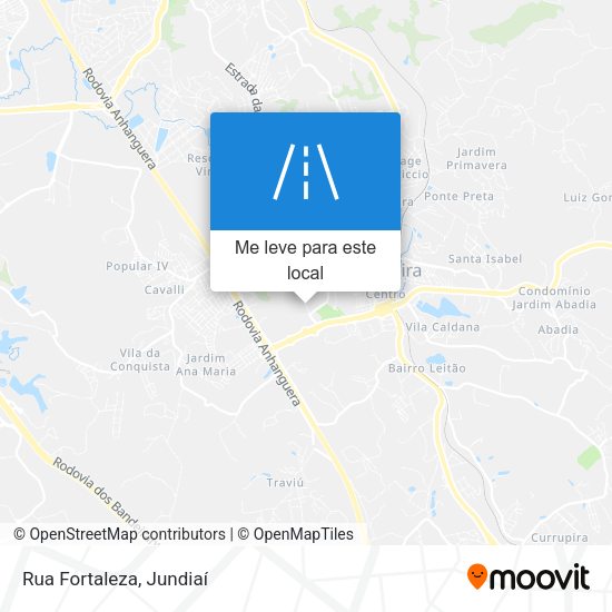 Rua Fortaleza mapa