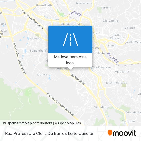 Rua Professora Clélia De Barros Leite mapa
