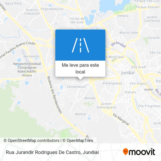Rua Jurandir Rodrigues De Castro mapa