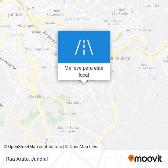 Rua Arata mapa
