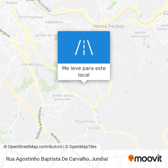 Rua Agostinho Baptista De Carvalho mapa