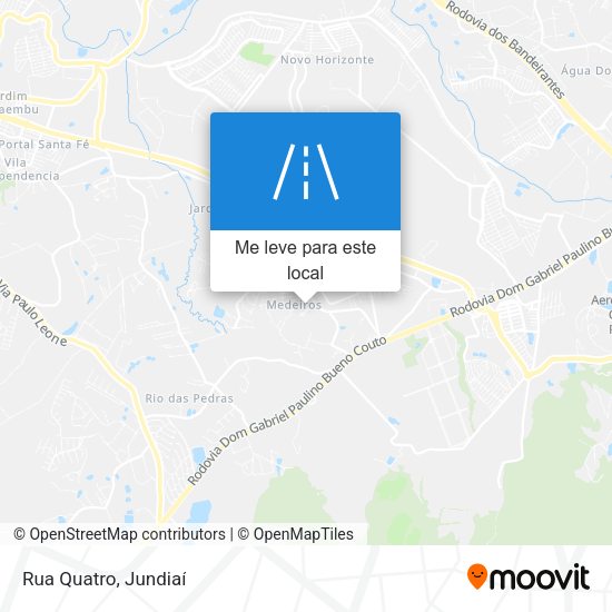 Rua Quatro mapa