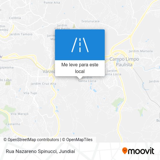 Rua Nazareno Spinucci mapa