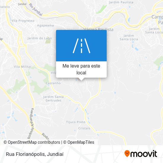 Rua Florianópolis mapa