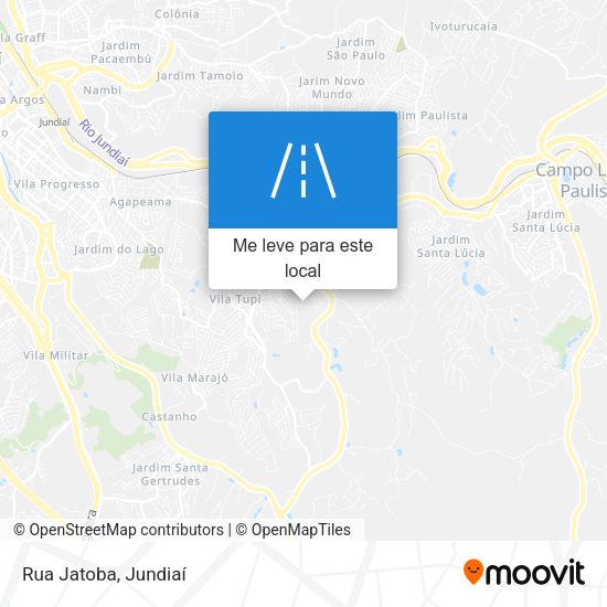 Rua Jatoba mapa