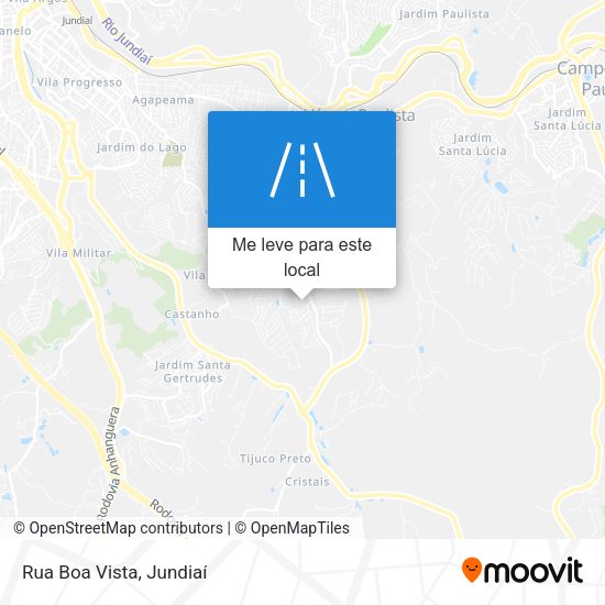 Rua Boa Vista mapa