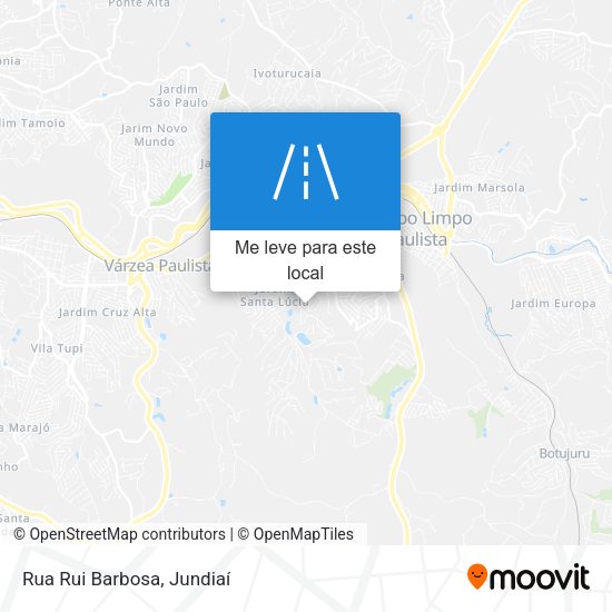 Rua Rui Barbosa mapa