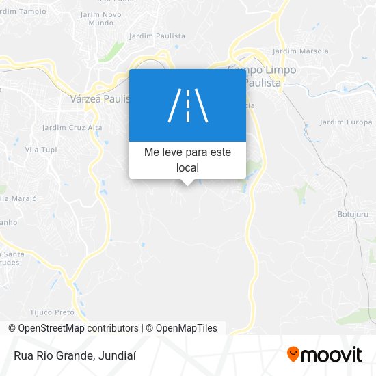 Rua Rio Grande mapa