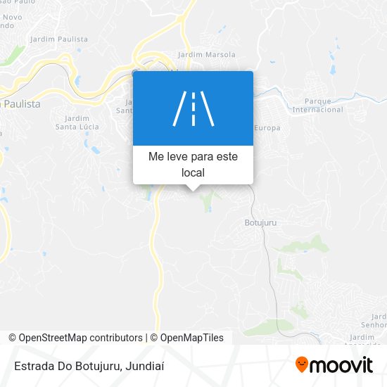 Estrada Do Botujuru mapa