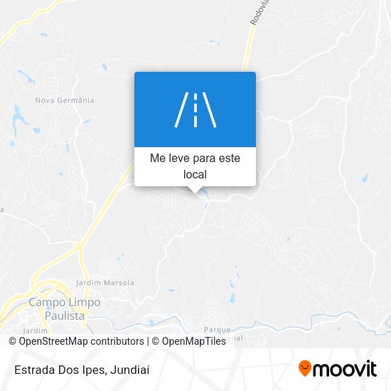 Estrada Dos Ipes mapa