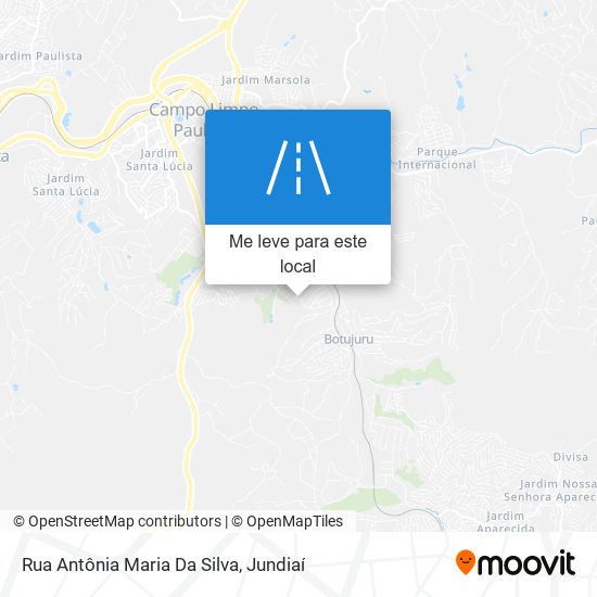 Rua Antônia Maria Da Silva mapa