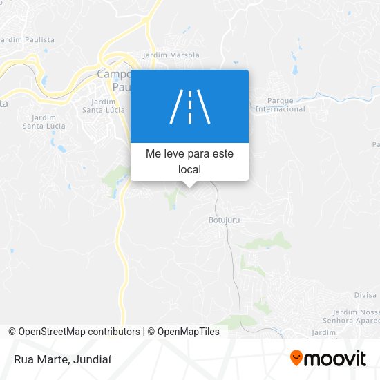 Rua Marte mapa