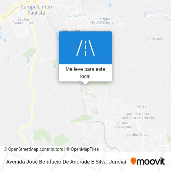 Avenida José Bonifácio De Andrade E Silva mapa