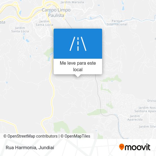 Rua Harmonia mapa